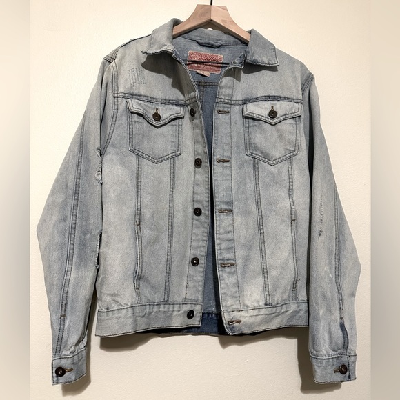 Brooklyn Cloth distressed denim jacket - Picture 1 of 10